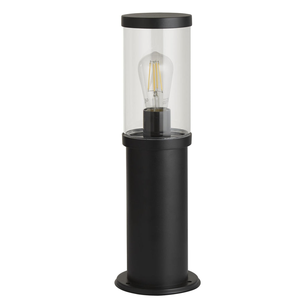 8631-450 Bakerloo Outdoor Post Black Metal Polycarbonate