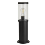 8631-450 Bakerloo Outdoor Post Black Metal Polycarbonate