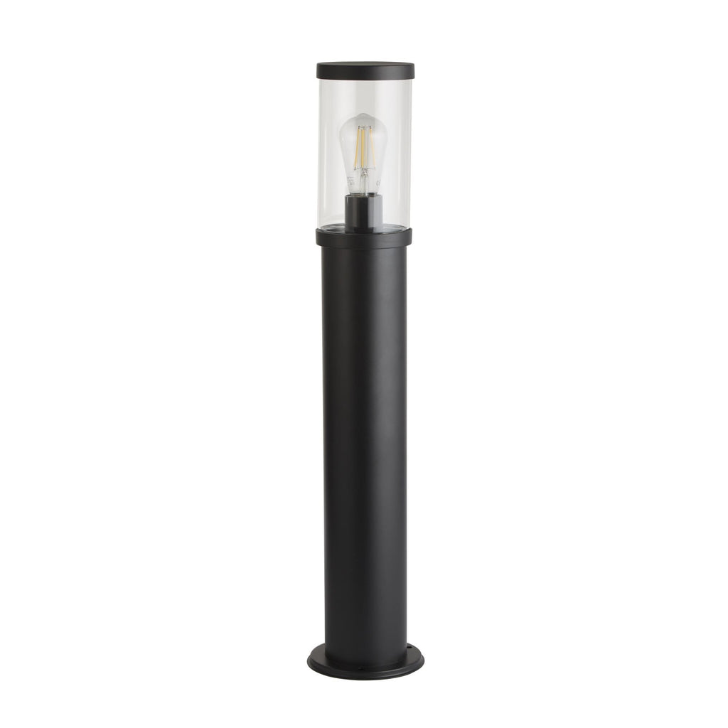 8631-730 Bakerloo Outdoor Post Black Metal Polycarbonate