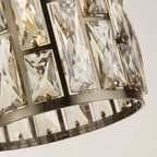 6581-1AB Bijou Pendant Antique Brass Metal Champagne Glass