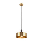20223-1GO Knox Pendant Black Gold Metal
