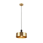20223-1GO Knox Pendant Black Gold Metal