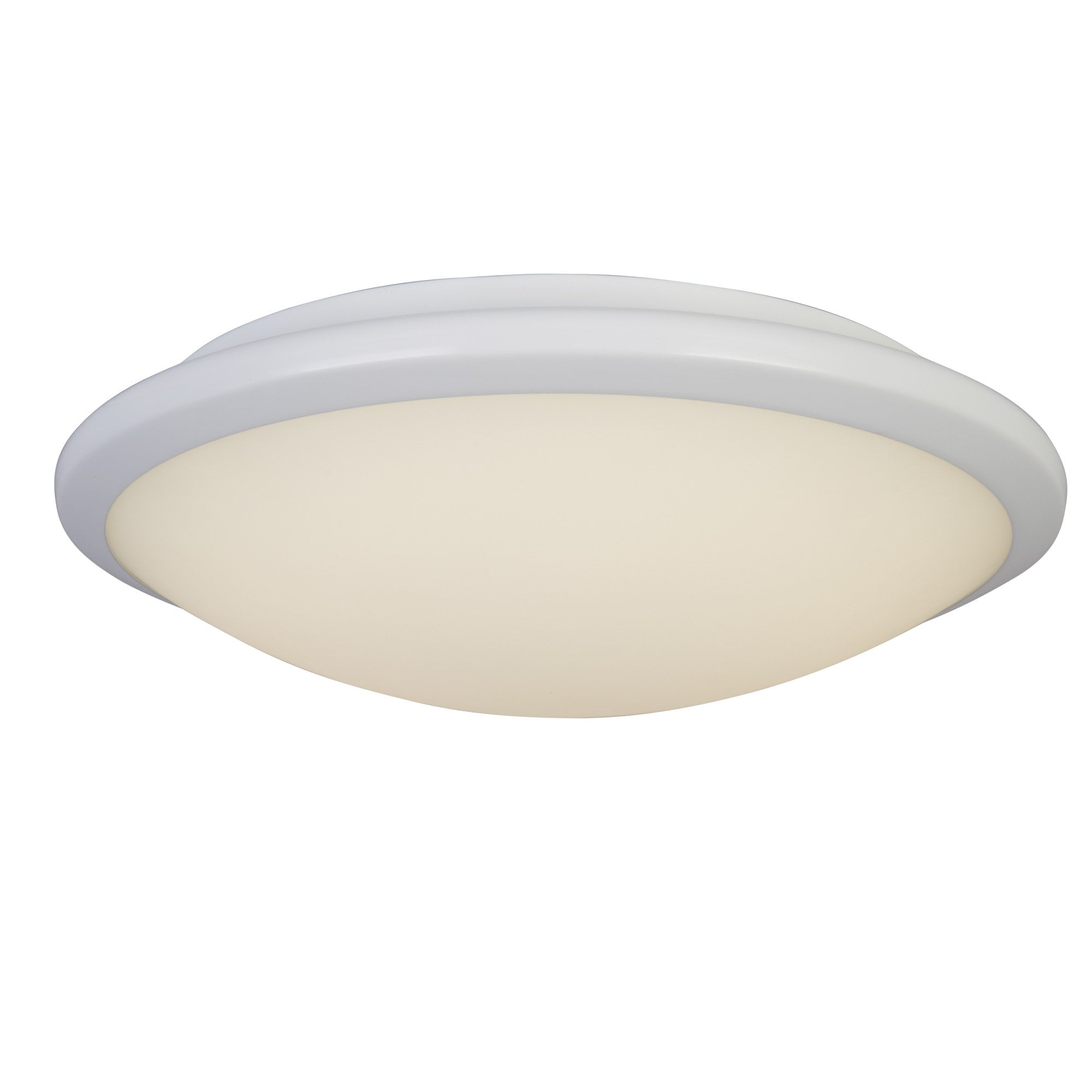 7938-30WH Knutsford Bathroom LED Flush White Frosted Glass