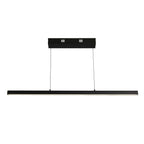 30228BK Layla Gesture Control LED Pendant Black Metal Opal Acrylic