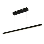 30228BK Layla Gesture Control LED Pendant Black Metal Opal Acrylic
