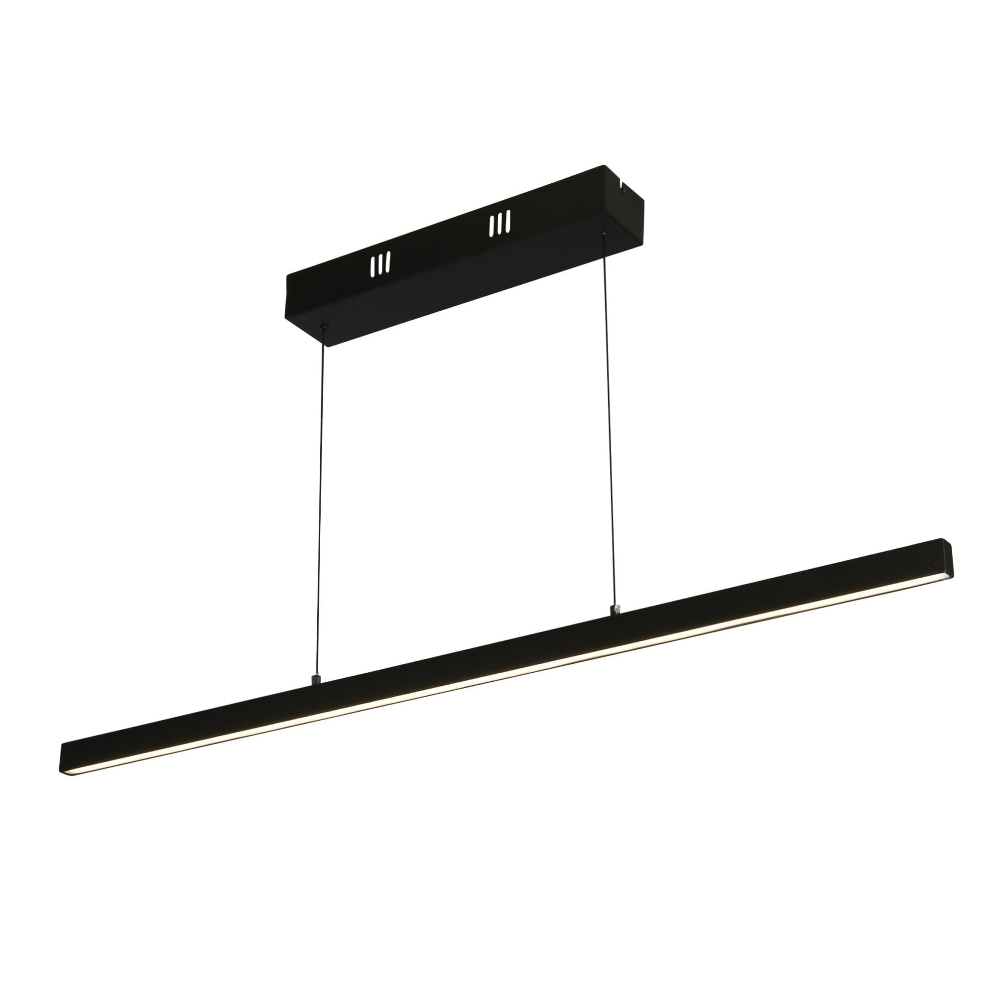 30228BK Layla Gesture Control LED Pendant Black Metal Opal Acrylic
