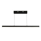 30228BK Layla Gesture Control LED Pendant Black Metal Opal Acrylic