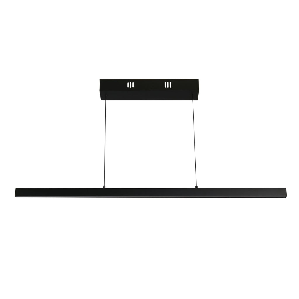 30228BK Layla Gesture Control LED Pendant Black Metal Opal Acrylic