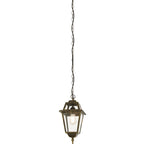 1526 New Orleans Outdoor Pendant Lantern Black Gold Glass