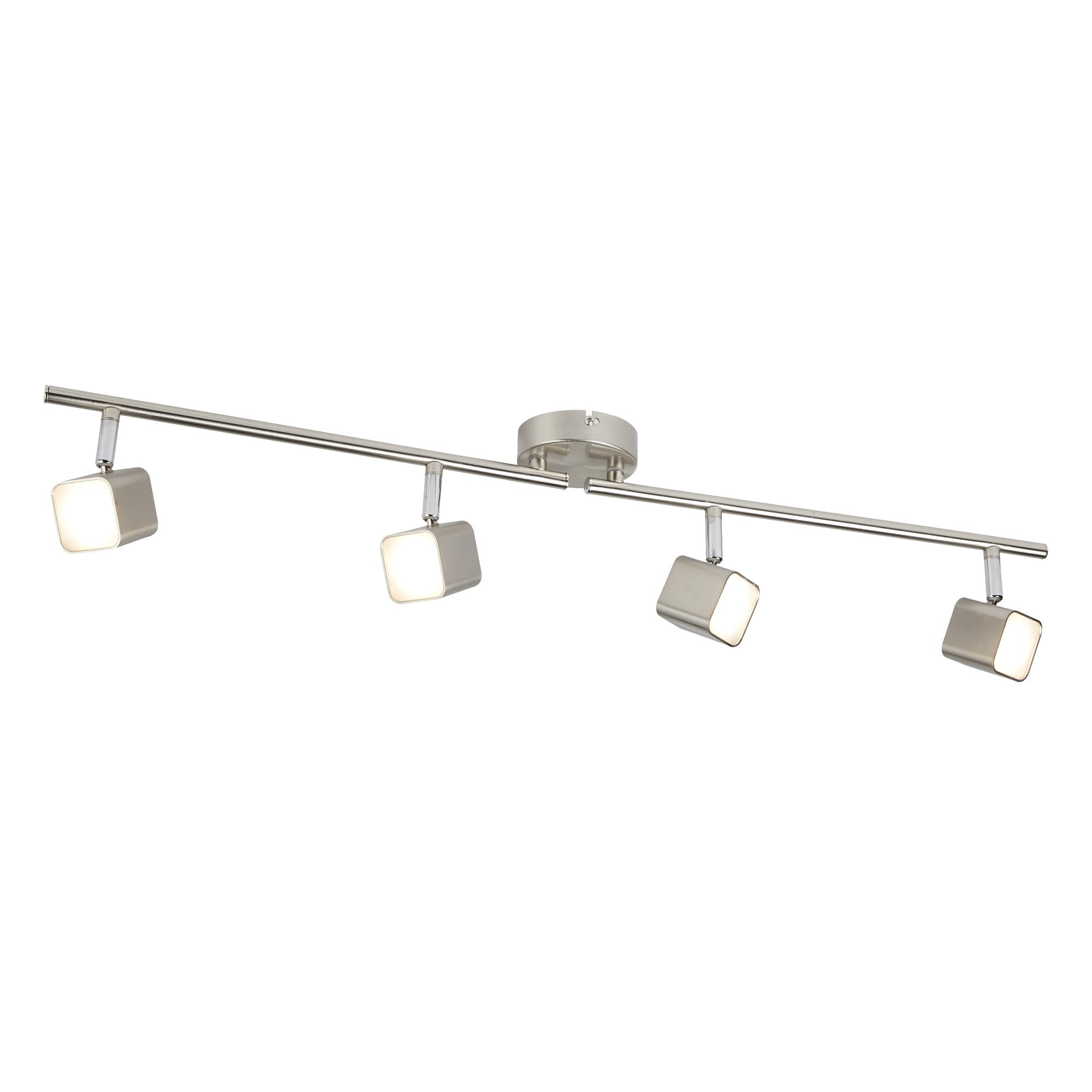 4234SS-ND Quad 4 Light LED Square Head Split Bar Spotlight Satin Silver
