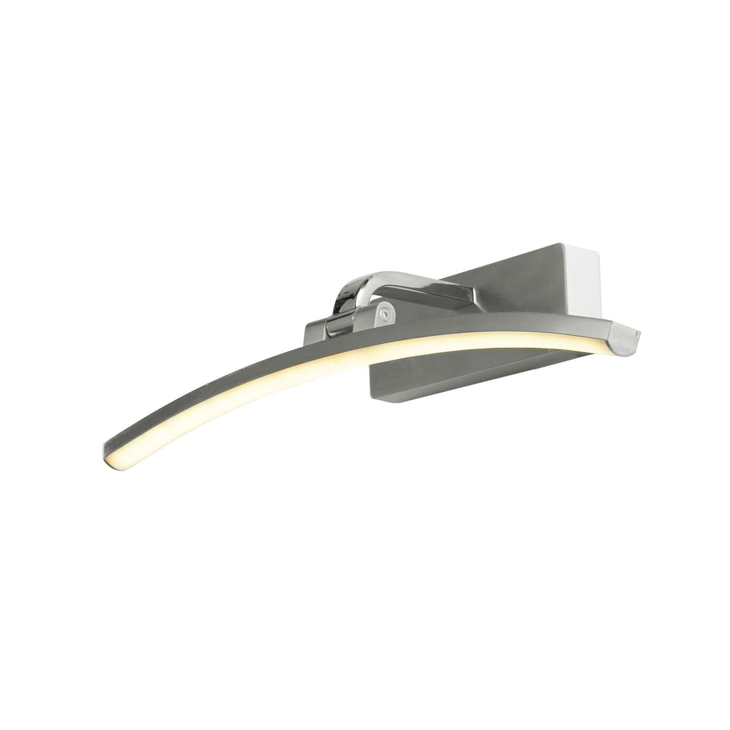 79821-40SS Santorini LED Picture Light Satin Silver Polished Chrome