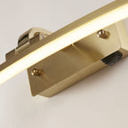 79822-50SB Santorini LED Picture Light Satin Brass Polished Metal