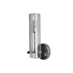 27981CC Scope Bathroom Wall Light Chrome Metal Clear Etched Glass