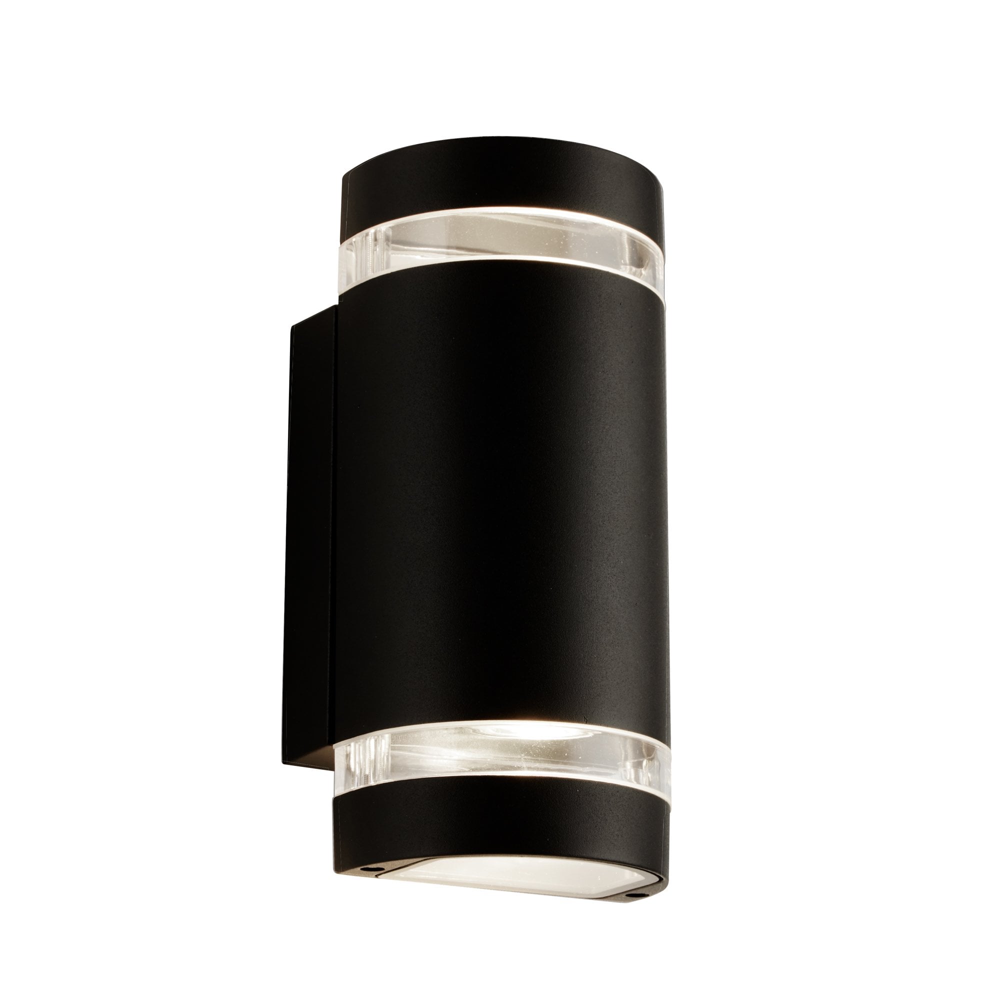 2002-2BK-LED Sheffield Outdoor 2 Light Wall Light Black (S)