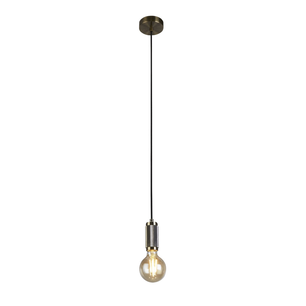 77651AB Suspension Cable Antique Brass Gold Braided Cable