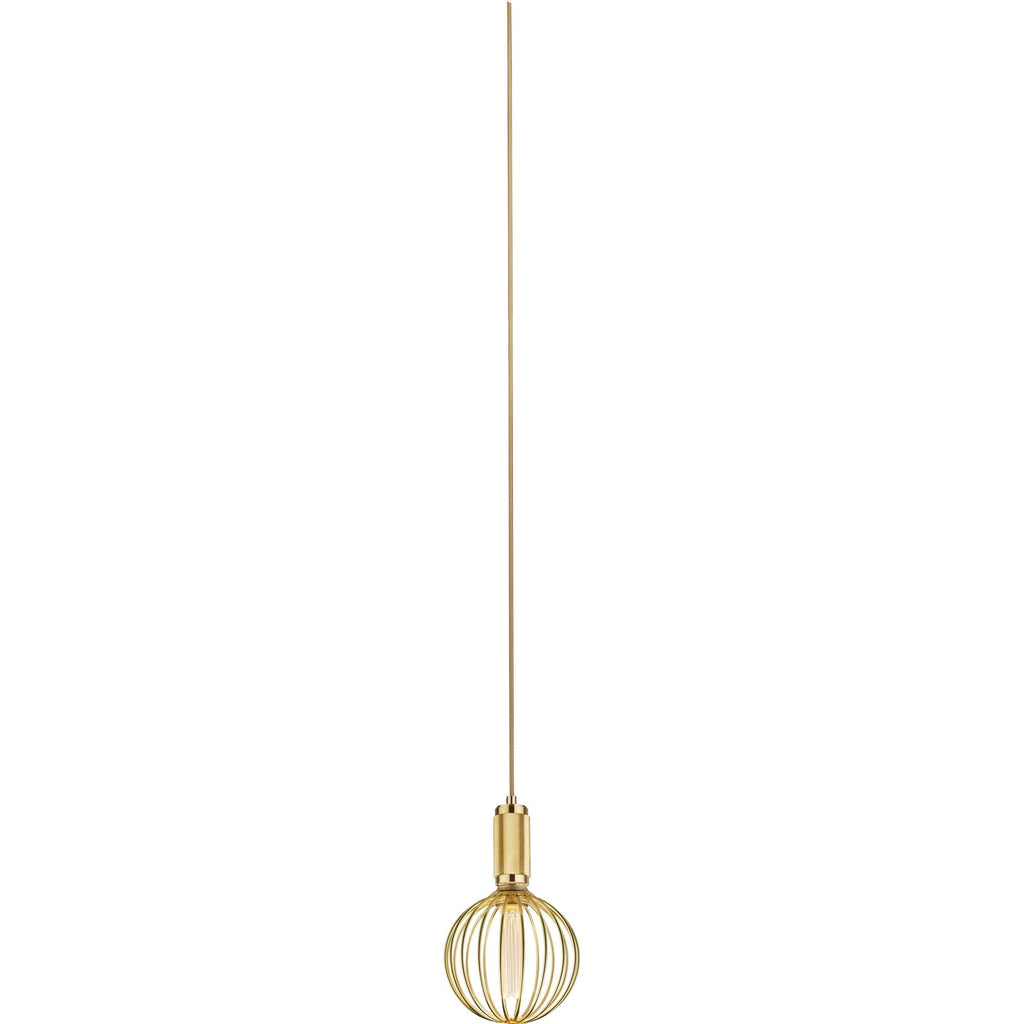 77651GO Suspension Cable Knurled Gold Metal Gold Braided Cable