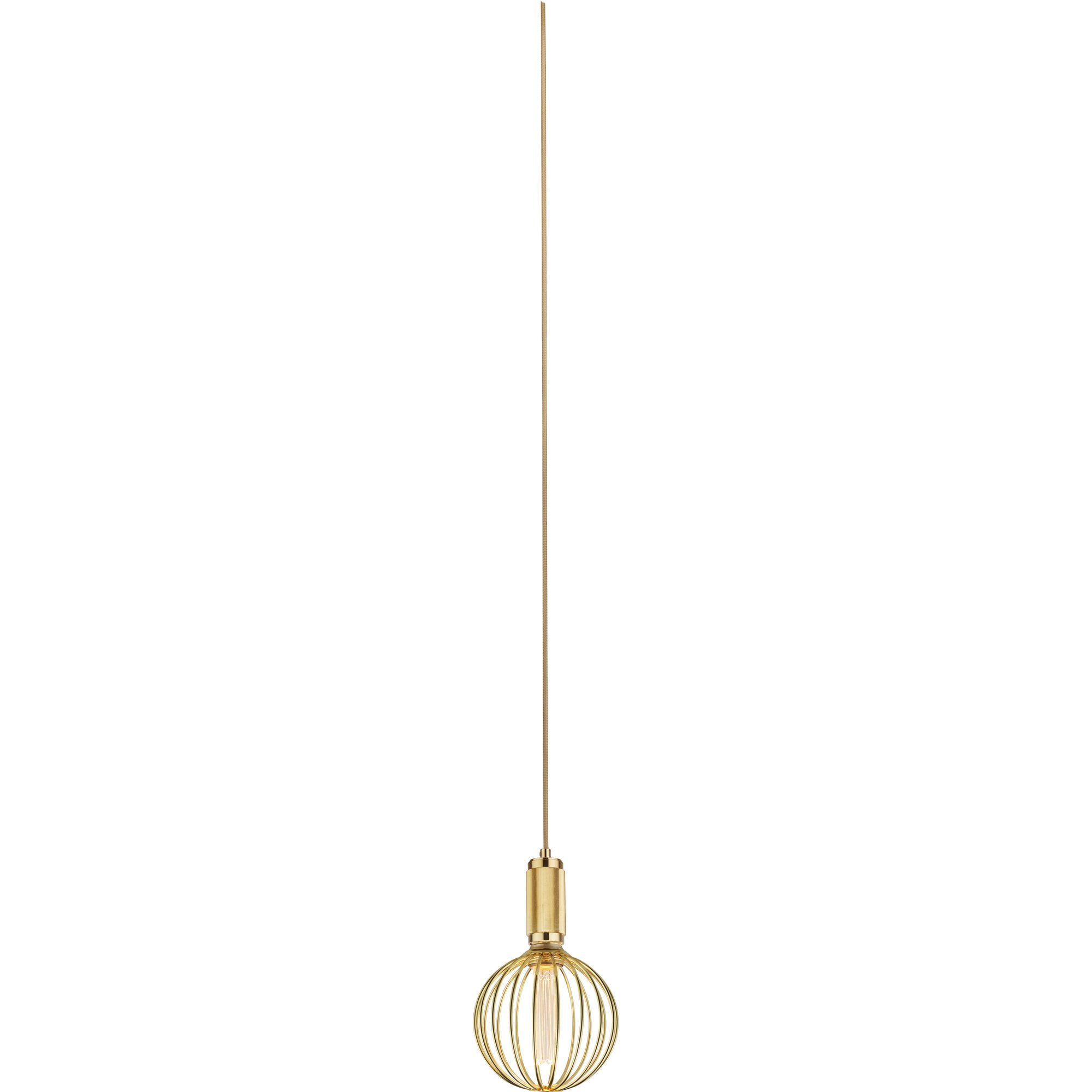 77651GO Suspension Cable Knurled Gold Metal Gold Braided Cable