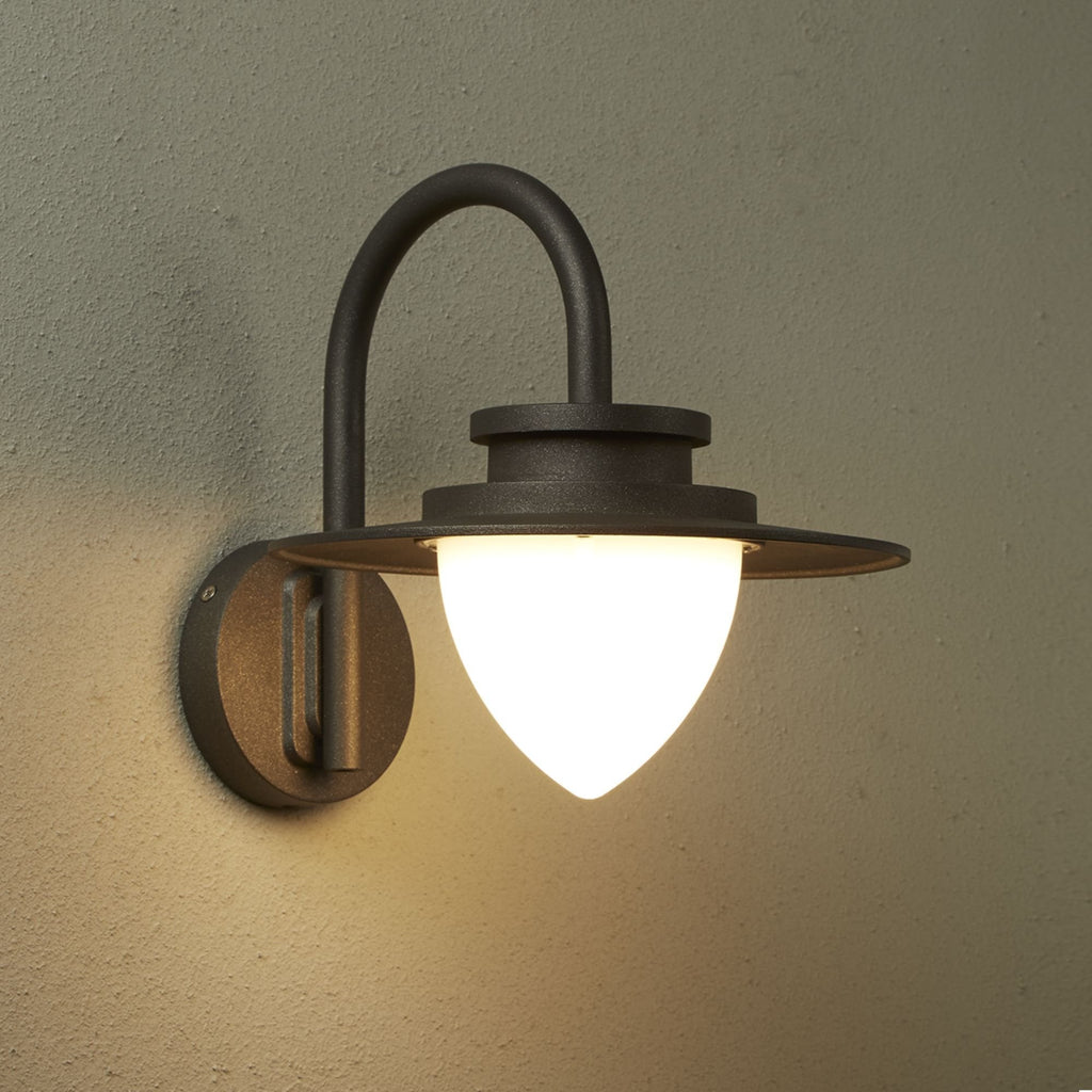 64981 Texas LED Outdoor Wall Light Graphite