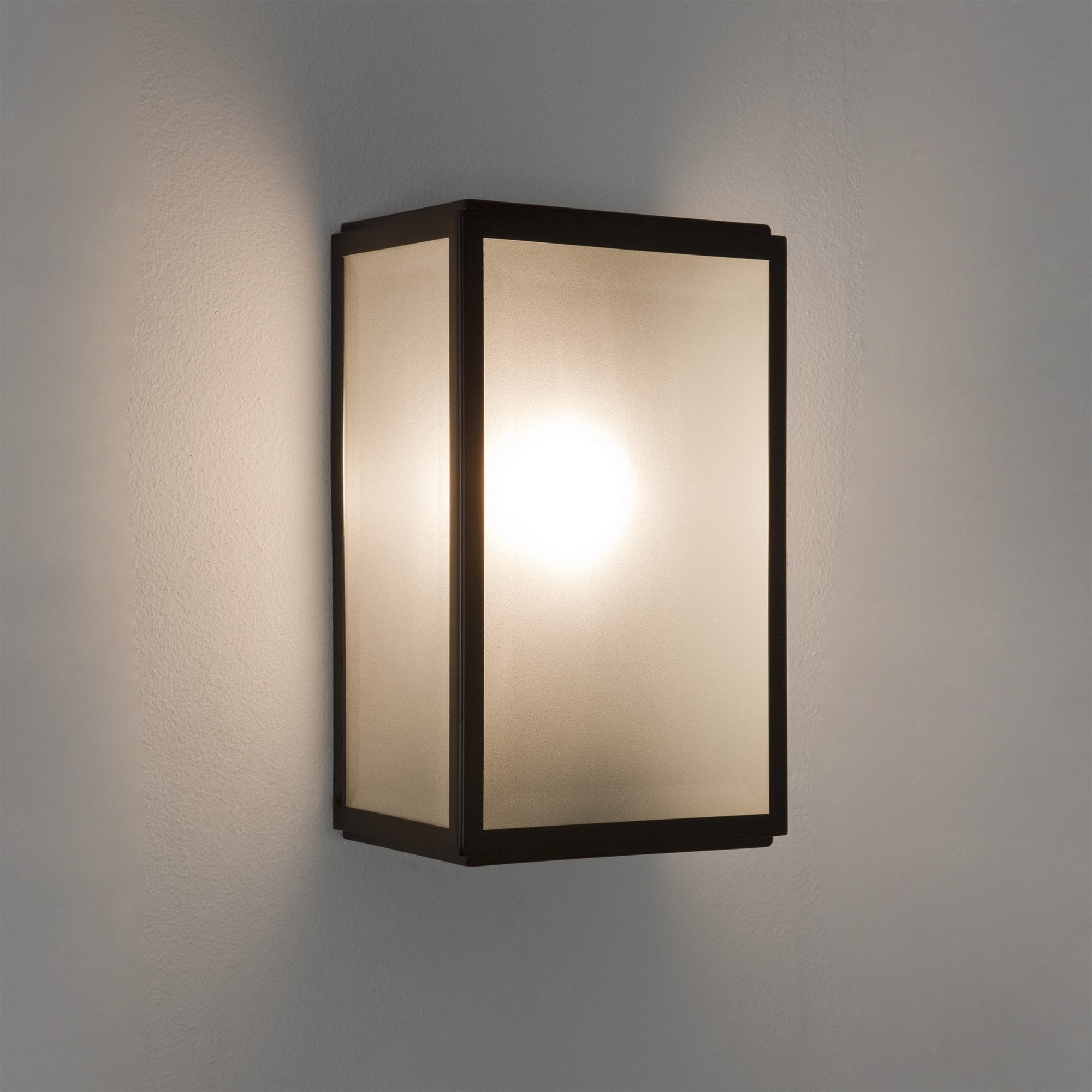 1095039 Homefield Sensor Outdoor Wall Light Textured Black