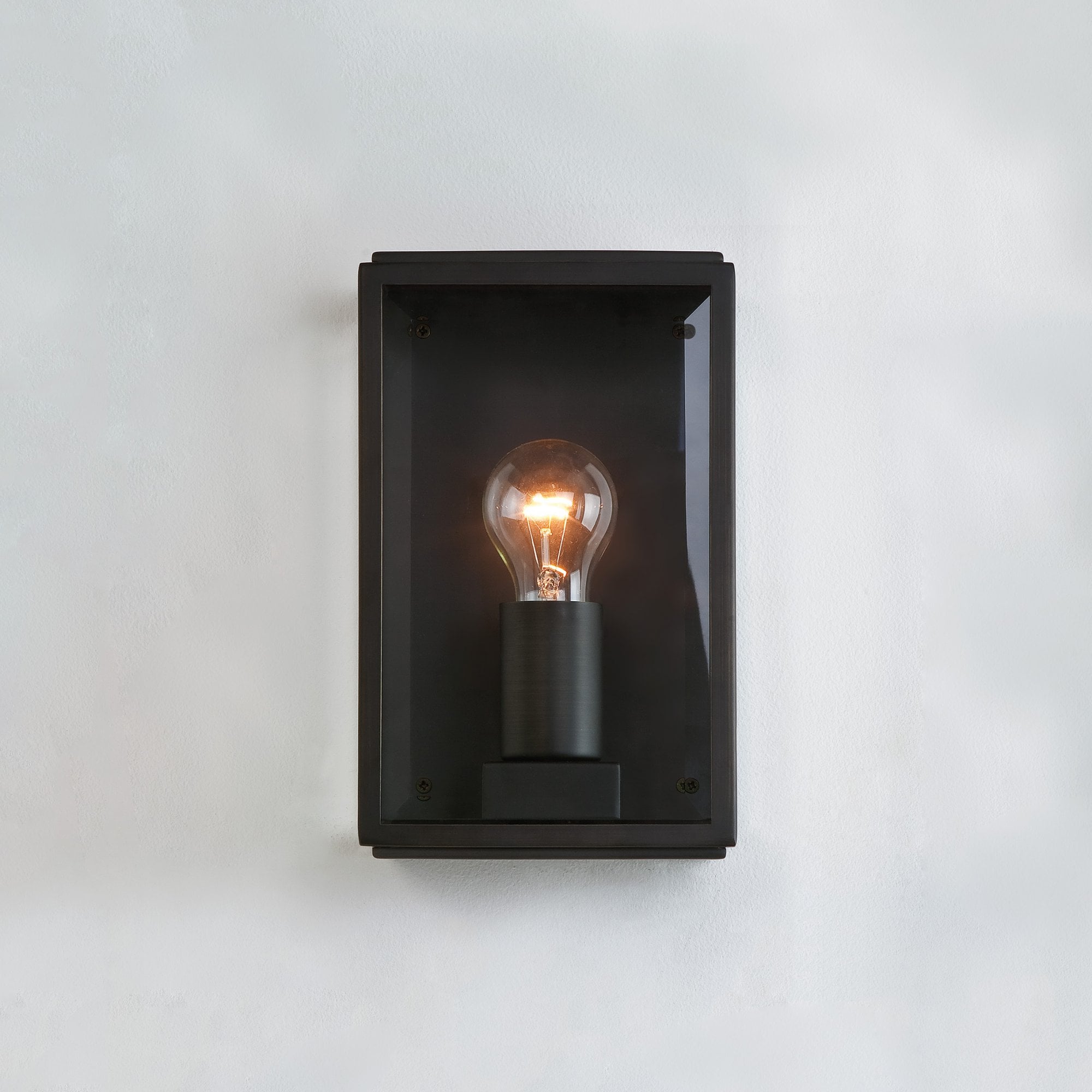 1095041 Homefield 160 Outdoor Wall Light Textured Black