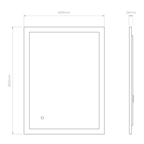 1486003 Ascot Bathroom LED 800 Mirror