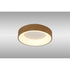M8588 Niseko II Ring LED Flush Ceiling Light 38cm Remote Control Wood