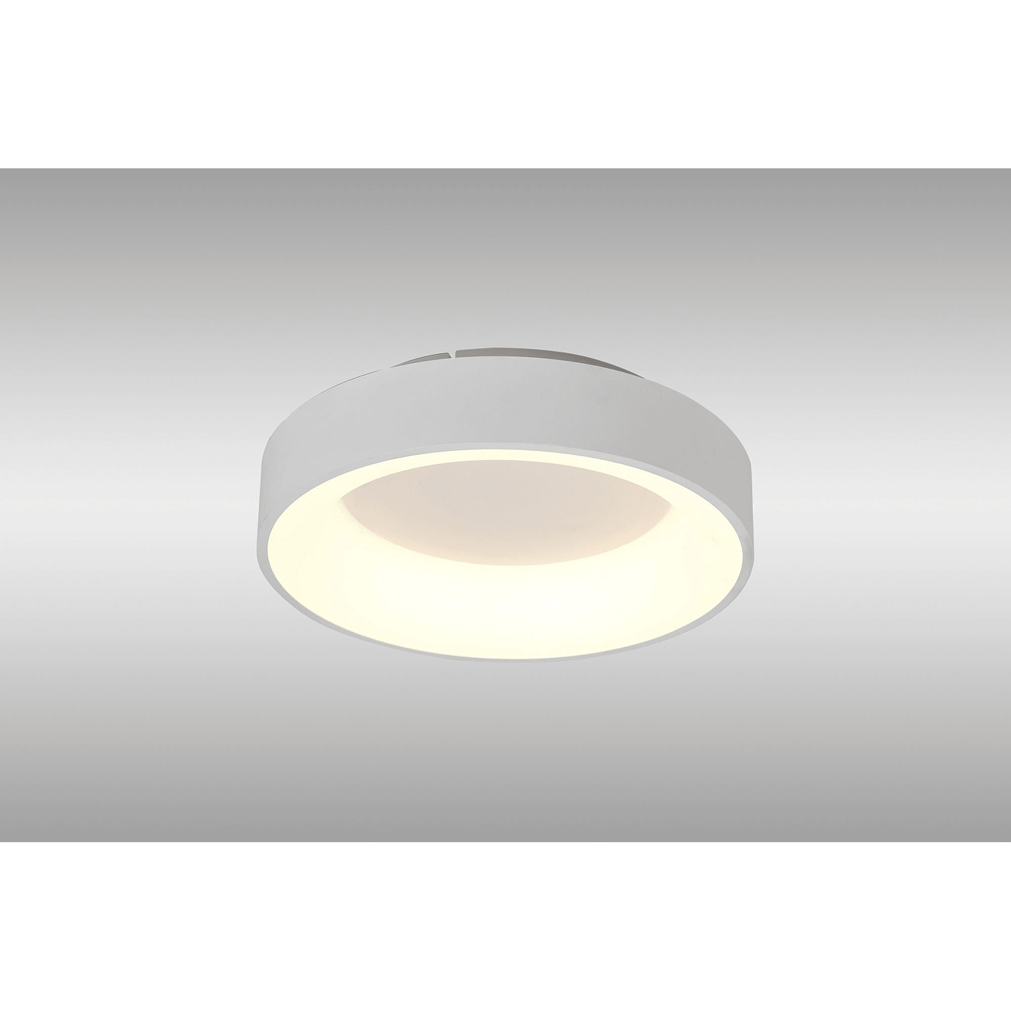 M8579 Niseko II Ring LED Flush Ceiling Light 38cm Remote Control White