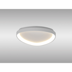 M8629 Niseko II Triangular LED Flush Ceiling Light 42cm Remote Control White