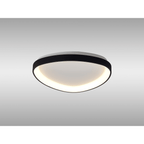 M8630 Niseko II Triangular LED Flush Ceiling Light 42cm Remote Control Black