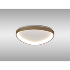 M8631 Niseko II Triangular LED Flush Ceiling Light 42cm Remote Control Gold