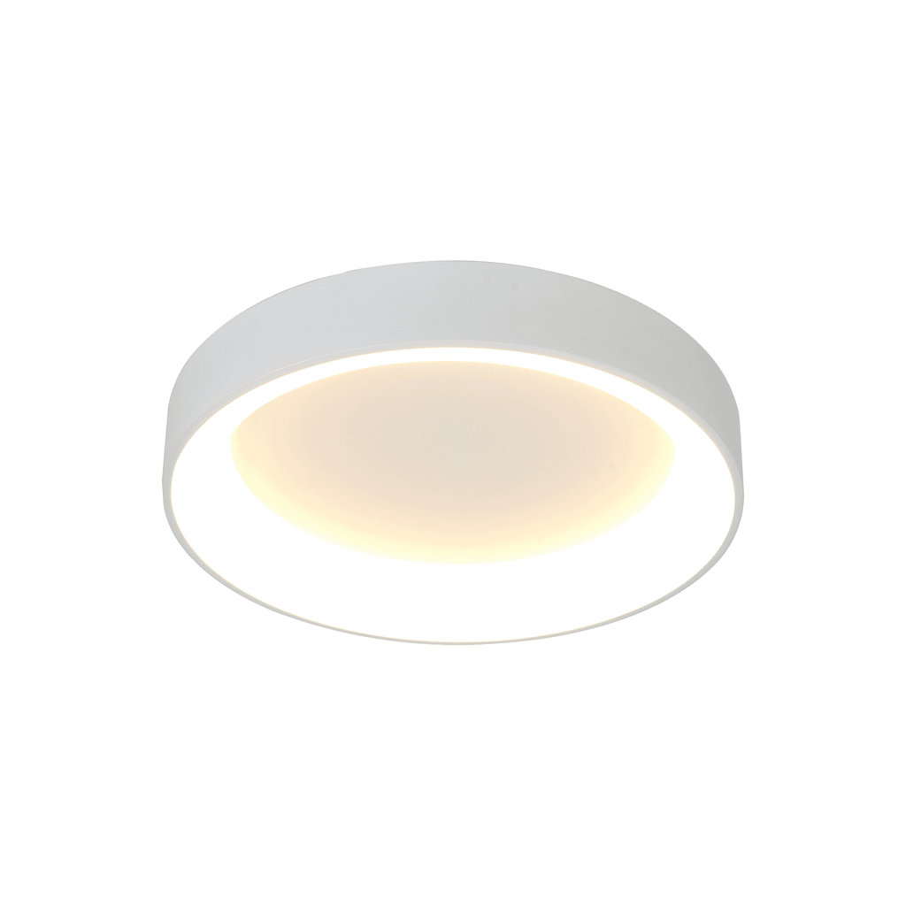 M8578 Niseko II Ring LED Flush Ceiling Light 50cm Remote Control White
