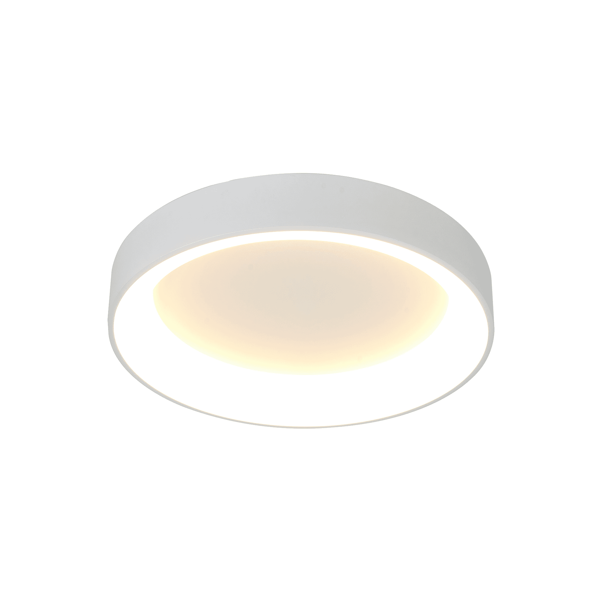 M8578 Niseko II Ring LED Flush Ceiling Light 50cm Remote Control White