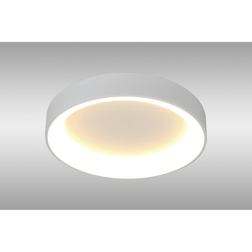 M8578 Niseko II Ring LED Flush Ceiling Light 50cm Remote Control White