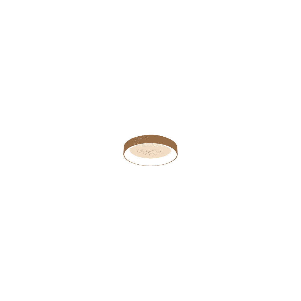 M8584 Niseko II Ring LED Flush Ceiling Light 50cm Remote Control Gold