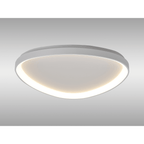 M8633 Niseko II Triangular LED Flush Ceiling Light 61cm Remote Control White