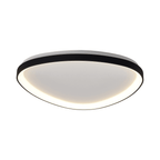 M8634 Niseko II Triangular LED Flush Ceiling Light 61cm Remote Control Black