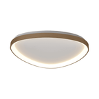 M8635 Niseko II Triangular LED Flush Ceiling Light 61cm Remote Control Gold