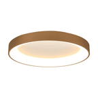M8583 Niseko II Ring LED Flush Ceiling Light 65cm Remote Control Gold