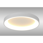 M8577 Niseko II Ring LED Flush Ceiling Light 65cm Remote Control White