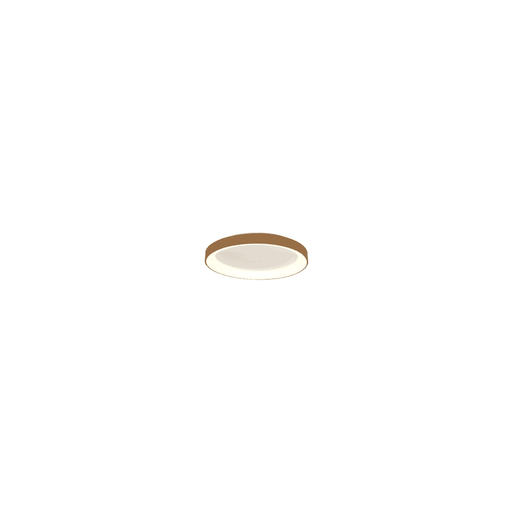 M8644 Niseko II Ring LED Flush Ceiling Light 78cm Remote Control Wood
