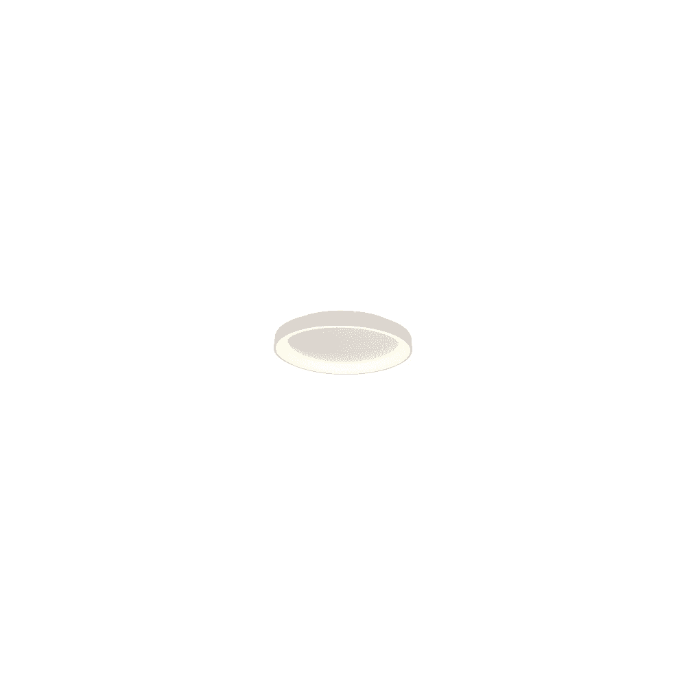M8638 Niseko II Ring LED Flush Ceiling Light 78cm Remote Control White