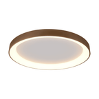 M8641 Niseko II Ring LED Flush Ceiling Light 90cm Remote Control Gold