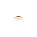 M8643 Niseko II Ring LED Flush Ceiling Light 90cm Remote Control Wood