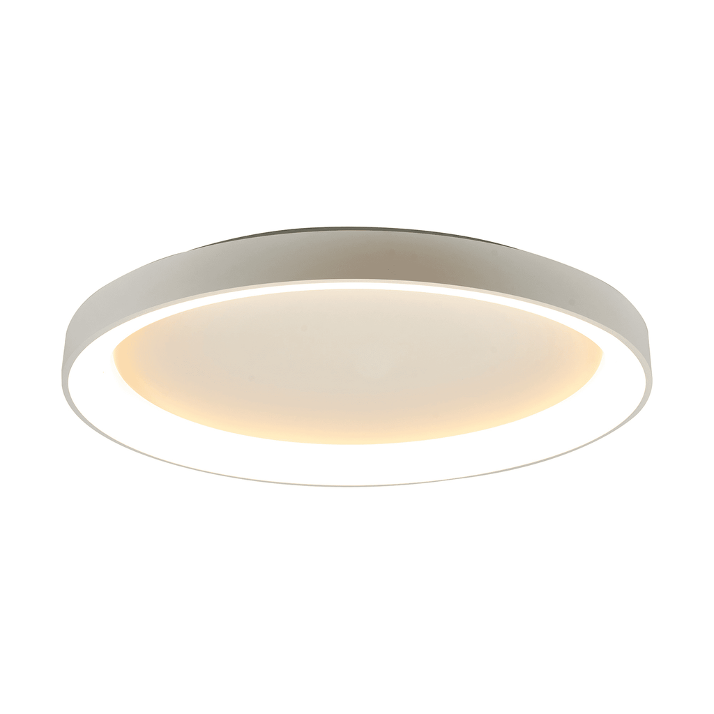 M8637 Niseko II Ring LED Flush Ceiling Light 90cm Remote Control White
