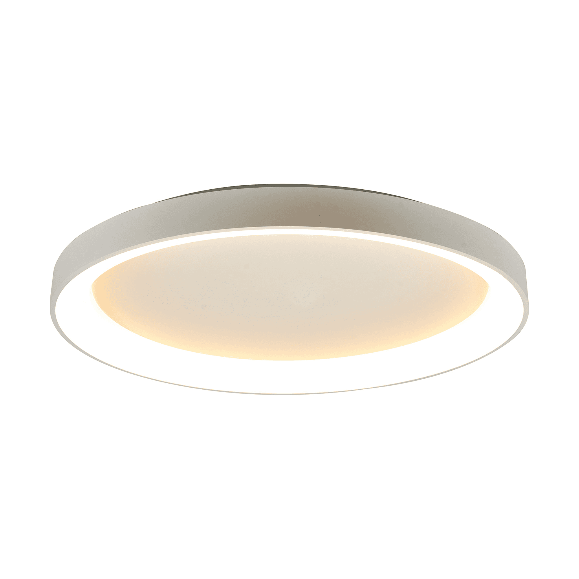 M8637 Niseko II Ring LED Flush Ceiling Light 90cm Remote Control White