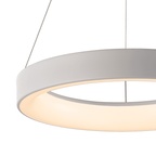 M8625 Niseko II Ring LED Pendant 38cm Remote Control White