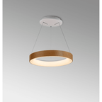 M8628 Niseko II Ring LED Pendant 38cm Remote Control Wood
