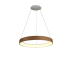M8576 Niseko II Ring LED Pendant 50cm Remote Control Wood