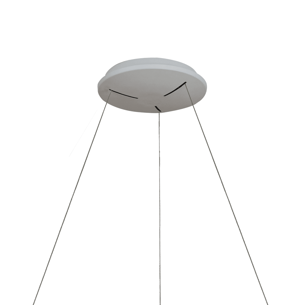 M8576 Niseko II Ring LED Pendant 50cm Remote Control Wood