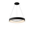M8572 Niseko II Ring LED Pendant 50cm Remote Control Black